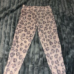 Sonoma Leopard Print Pajama Pants - Tan and Black